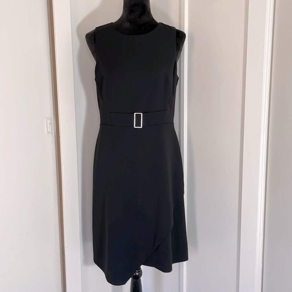 White House Black Market Black Sleeveless Dress